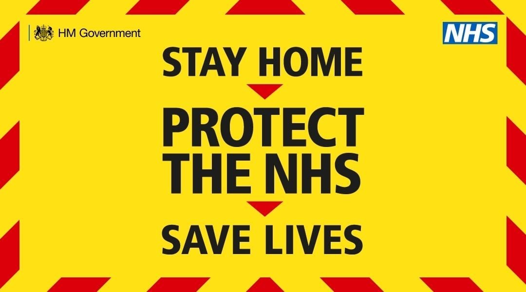 stay home graphic